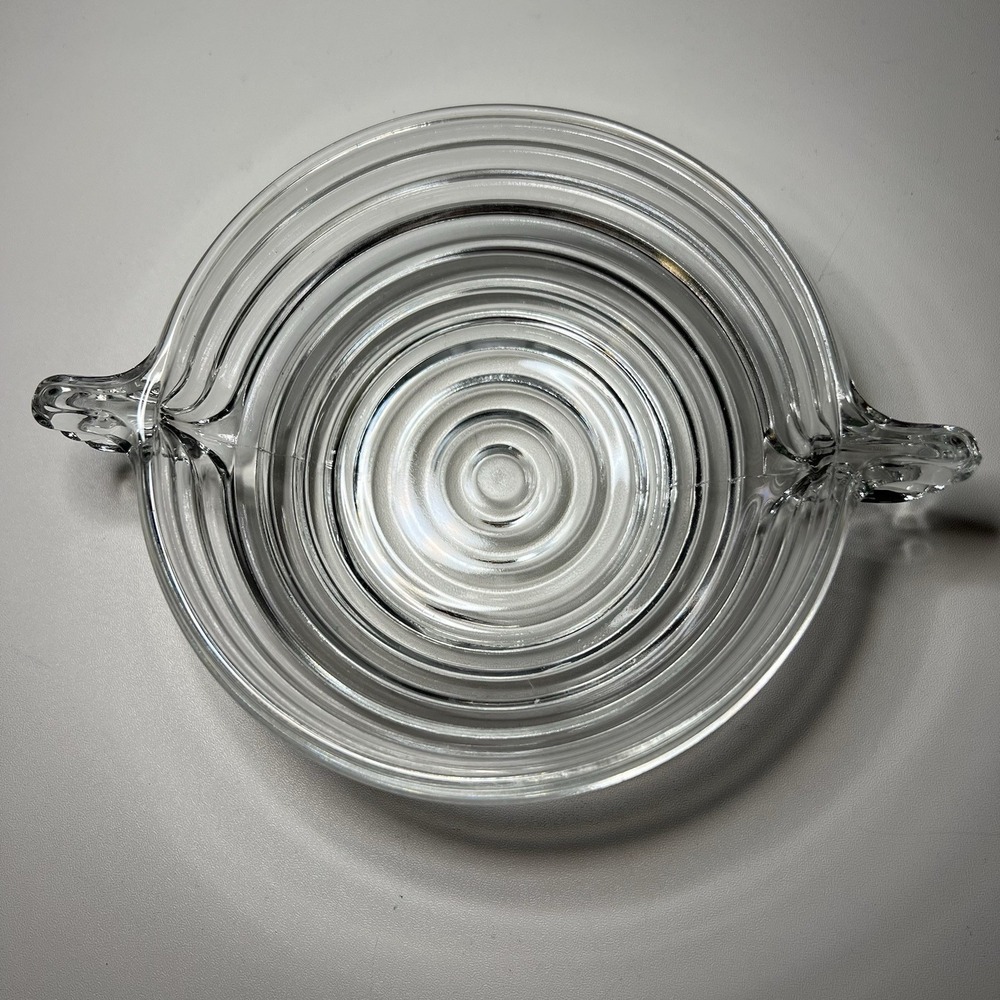 Antique Manhattan Anchor Hocking Bowl 7 5/8 x 3" Handles 1938-1943 Depression - Picture 3 of 12
